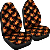 Watercolor Crab Pattern Print Universal Fit Car Seat Covers 102422