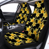 Watercolor Daffodil Flower Pattern Print Universal Fit Car Seat Covers 102422