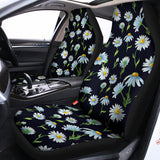 Watercolor Daisy Floral Pattern Print Universal Fit Car Seat Covers 102422