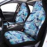 Watercolor Dolphin In The Sea Print Universal Fit Car Seat Covers 102422