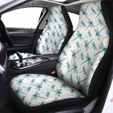 Watercolor Dragonfly Pattern Print Universal Fit Car Seat Covers 102422