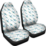 Watercolor Dragonfly Pattern Print Universal Fit Car Seat Covers 102422