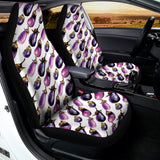 Watercolor Eggplant Pattern Print Universal Fit Car Seat Covers 102422