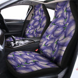Watercolor Eggplant Print Universal Fit Car Seat Covers 102422