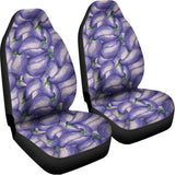 Watercolor Eggplant Print Universal Fit Car Seat Covers 102422