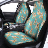 Watercolor French Bulldog Puppy Print Universal Fit Car Seat Covers 102422