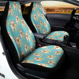 Watercolor French Bulldog Puppy Print Universal Fit Car Seat Covers 102422