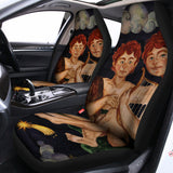 Watercolor Gemini Zodiac Sign Print Universal Fit Car Seat Covers 102422