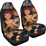Watercolor Gemini Zodiac Sign Print Universal Fit Car Seat Covers 102422