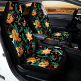 Watercolor Gingerbread Pattern Print Universal Fit Car Seat Covers 102422