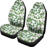 Watercolor Ivy Leaf Pattern Print Universal Fit Car Seat Covers 102422