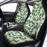 Watercolor Ivy Leaf Pattern Print Universal Fit Car Seat Covers 102422