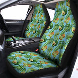 Watercolor Kiwi And Avocado Print Universal Fit Car Seat Covers 102422