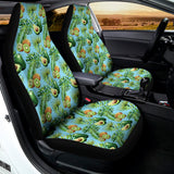 Watercolor Kiwi And Avocado Print Universal Fit Car Seat Covers 102422
