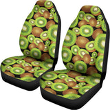 Watercolor Kiwi Pattern Print Universal Fit Car Seat Covers 102422