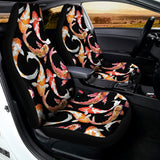 Watercolor Koi Carp Fish Pattern Print Universal Fit Car Seat Covers 102422