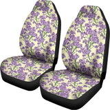 Watercolor Lavender Pattern Print Universal Fit Car Seat Covers 102422