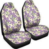 Watercolor Lavender Pattern Print Universal Fit Car Seat Covers 102422