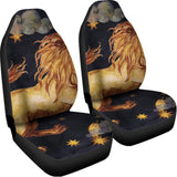 Watercolor Leo Zodiac Sign Print Universal Fit Car Seat Covers 102422
