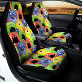 Watercolor Monster Pattern Print Universal Fit Car Seat Covers 102422