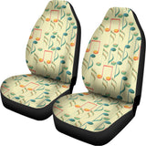 Watercolor Music Notes Pattern Print Universal Fit Car Seat Covers 102422