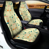 Watercolor Music Notes Pattern Print Universal Fit Car Seat Covers 102422