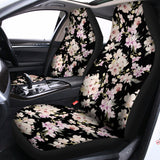 Watercolor Orchid Flower Pattern Print Universal Fit Car Seat Covers 102422