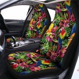 Watercolor Parrot Pattern Print Universal Fit Car Seat Covers 102422