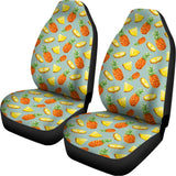 Watercolor Pineapple Pattern Print Universal Fit Car Seat Covers 102422