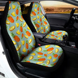 Watercolor Pineapple Pattern Print Universal Fit Car Seat Covers 102422