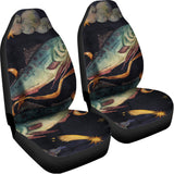 Watercolor Pisces Zodiac Sign Print Universal Fit Car Seat Covers 102422