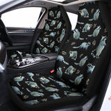 Watercolor Raccoon Pattern Print Universal Fit Car Seat Covers 102422
