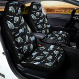 Watercolor Raccoon Pattern Print Universal Fit Car Seat Covers 102422