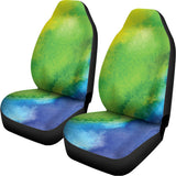 Watercolor Rainbow LGBT Pride Print Universal Fit Car Seat Covers 102422