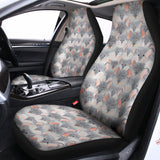 Watercolor Rat Pattern Print Universal Fit Car Seat Covers 102422
