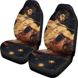 Watercolor Sagittarius Zodiac Sign Print Universal Fit Car Seat Covers 102422