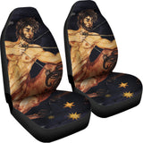 Watercolor Sagittarius Zodiac Sign Print Universal Fit Car Seat Covers 102422