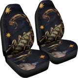 Watercolor Scorpio Zodiac Sign Print Universal Fit Car Seat Covers 102422