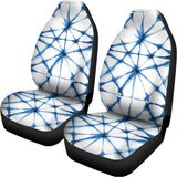 Watercolor Shibori Pattern Print Universal Fit Car Seat Covers 102422