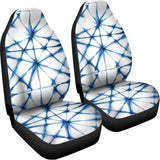 Watercolor Shibori Pattern Print Universal Fit Car Seat Covers 102422