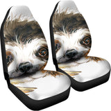 Watercolor Sloth Print Universal Fit Car Seat Covers 102422