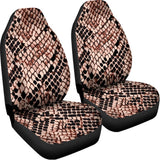 Watercolor Snakeskin Print Universal Fit Car Seat Covers 102422