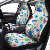 Watercolor Surfing Pattern Print Universal Fit Car Seat Covers 102422