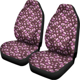 Watercolor Sweet Pea Pattern Print Universal Fit Car Seat Covers 102422