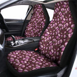 Watercolor Sweet Pea Pattern Print Universal Fit Car Seat Covers 102422