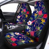 Watercolor Tropical Flower Pattern Print Universal Fit Car Seat Covers 102422