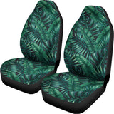 Watercolor Tropical Leaf Pattern Print Universal Fit Car Seat Covers 102422