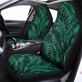 Watercolor Tropical Leaf Pattern Print Universal Fit Car Seat Covers 102422