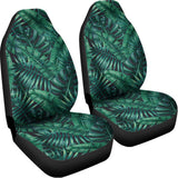 Watercolor Tropical Leaf Pattern Print Universal Fit Car Seat Covers 102422