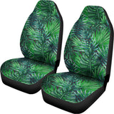 Watercolor Tropical Leaves Pattern Print Universal Fit Car Seat Covers 102422